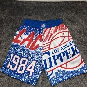 Mitchell And Ness Nba LA Clippers Jumbotron Shorts NWT mens medium
